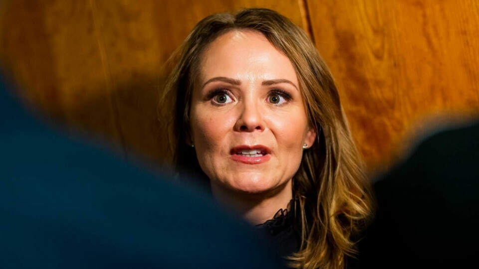 Distrikts og digitaliseringsminister Linda Hofstad Helleland har mye å svare for på dagens spørretime.