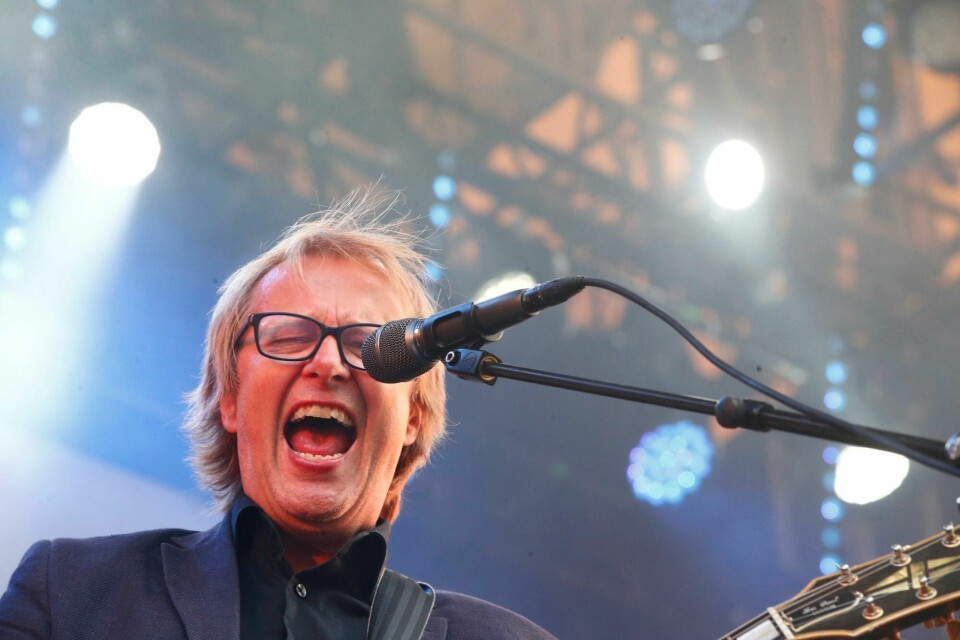 Lars Lillo-Stenberg, her under Øyafestivalen 2018 Oslo 20180810.
De Lillo9s spiller på Øyafestivalen fredag.
Foto: Terje Pedersen / NTB scanpix
