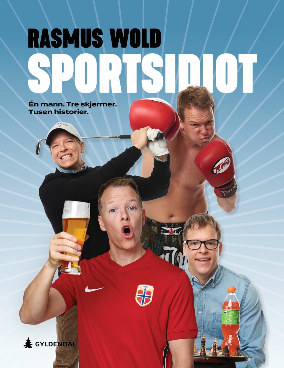 Boka «Sportsidioten» av Rasmus Wold. Boka «Sportsidioten» av Rasmus Wold.