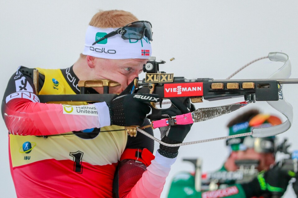 Blir Johannes Thingnes Bø VM-kongen? Antholz, Italia 20190127.
Johannes Thingnes Bø skjøt to bom og endte på andreplass i søndagens 15 km fellesstart for menn i verdenscupen i skiskyting i Antholz, Italia.
Foto: Heiko Junge / NTB scanpix