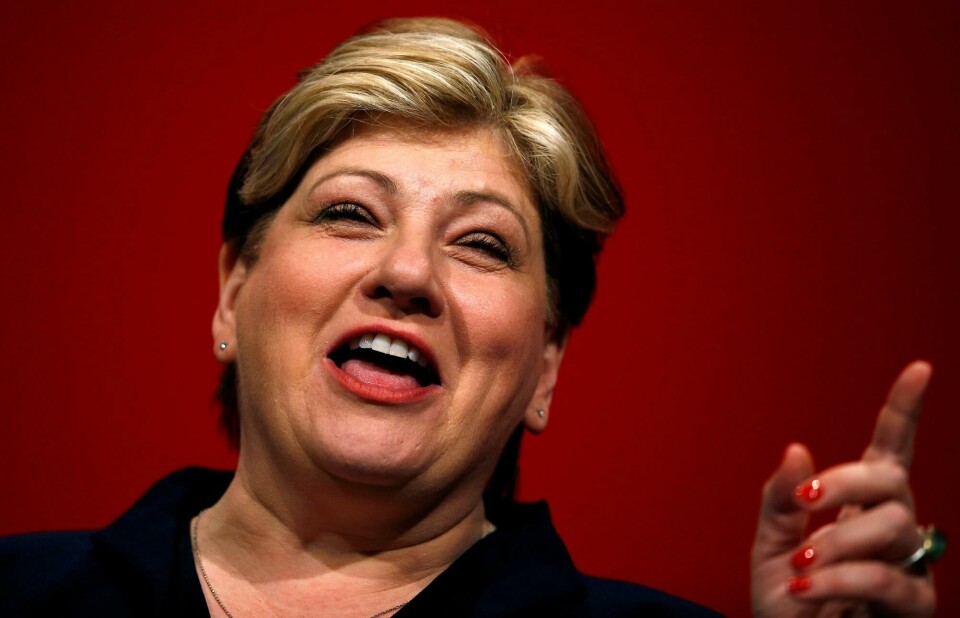 FILE PHOTO: Shadow Foreign Secretary Emily Thornberry speaks during the Labour party annual conference in Brighton, Britain September 23, 2019. REUTERS/Peter Nicholls/File Photo FILE PHOTO: Shadow Foreign Secretary Emily Thornberry speaks during the Labour party annual conference in Brighton, Britain September 23, 2019. REUTERS/Peter Nicholls/File Photo