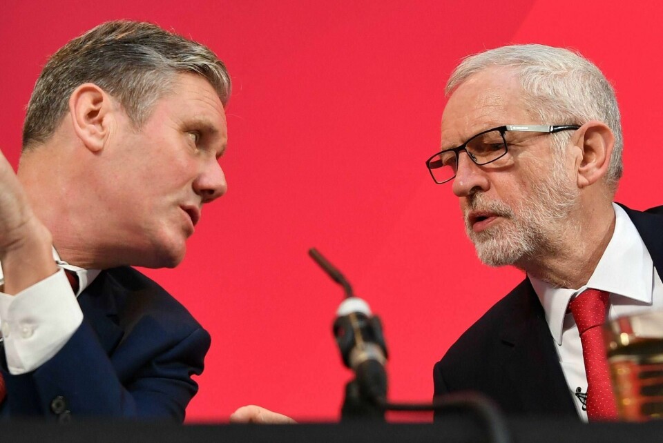 Keir Starmer ligger best an til å ta over etter Jeremy Corbyn som leder i Labour.