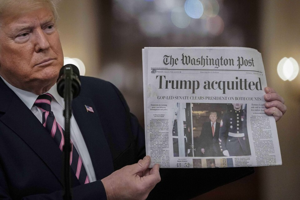 Trump med Washington Post