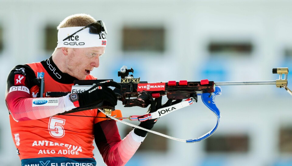 Johannes Thingnes Bø gikk inn til sølv på jaktstarten i skiskytter-VM søndag.