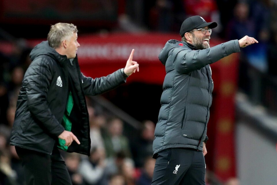 Søndags møtes Ole gunnar Solskjær og Jürgen Klopp. Klopp Ole