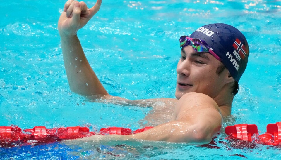Tomoe Zenimoto Hvas fra tirsdagens semifinale på 100 meter butterfly i svømme-EM i Russland. Tomoe Zenimoto Hvas fra tirsdagens semifinale på 100 meter butterfly i svømme-EM i Russland. Foto: Sergej Grits / AP / NTB