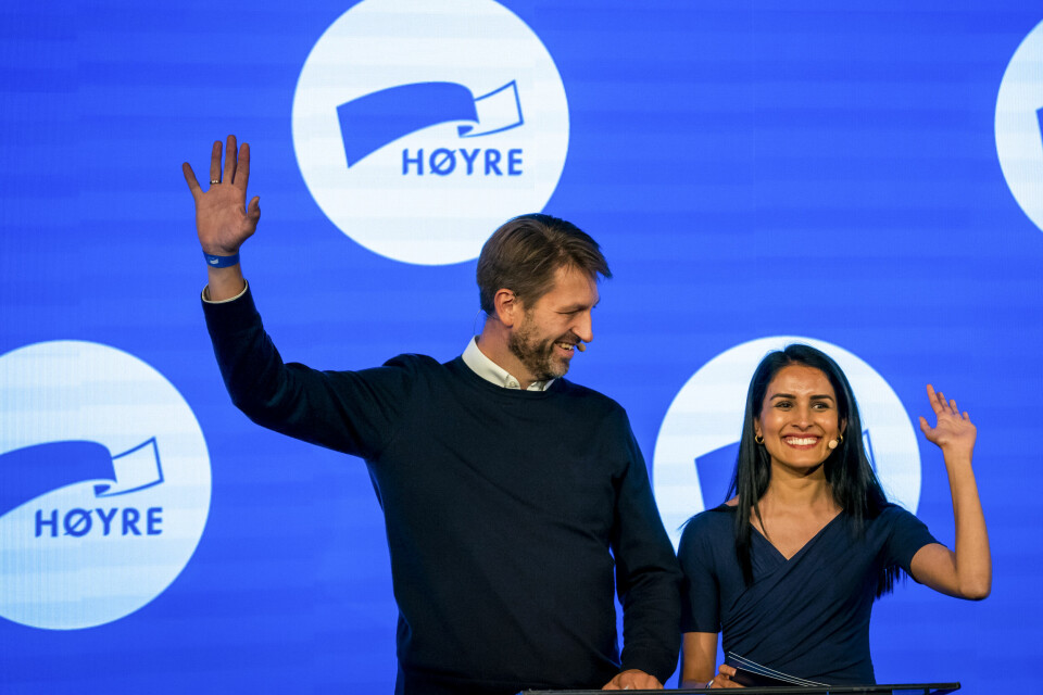I 2019-valget gikk det ikke veien for Oslo Høyre. Da var topplaget ordførerkandidat Saida Begum og byrådslederkandidat Eirik Lae Solberg. Eirik Lae Solberg og Saida Begum.