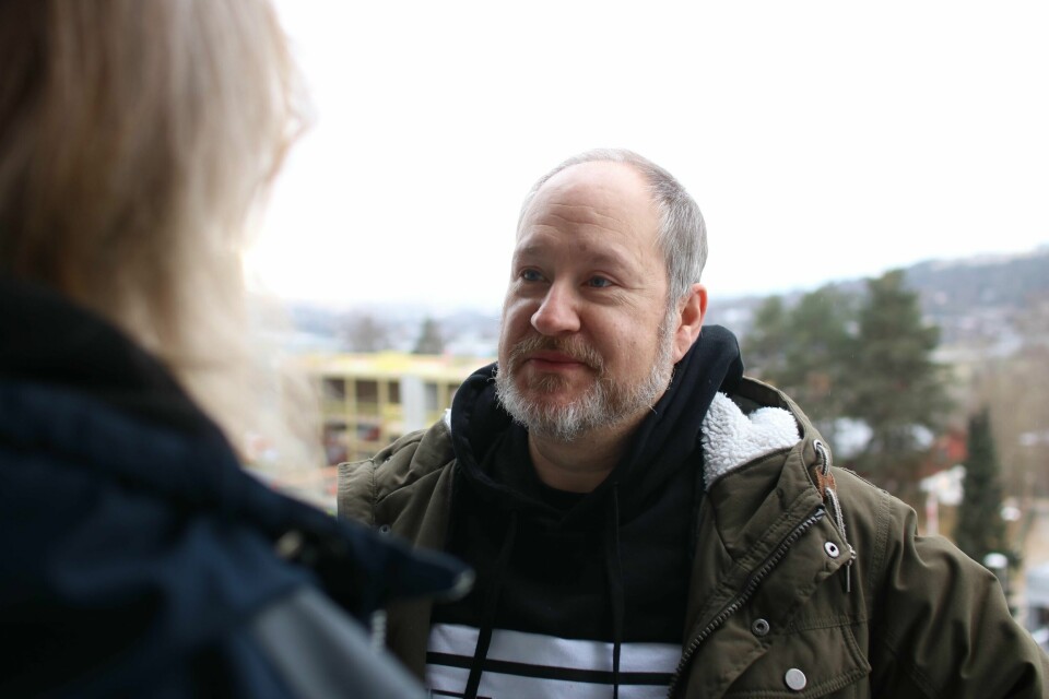 Jan Erik Johansen er tillitsvalgt for beboerne på Vestli Rehabiliteringssenter i Oslo. Mandag fikk de beskjeden om at institusjonen skal bli til boliger.