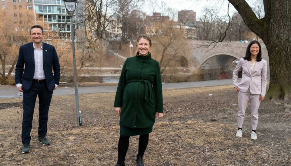 Arild Hermstad, Une Bastholm og Lan Marie Berg før landsmøtet til MDG.