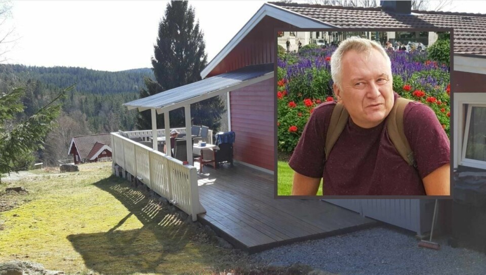 Hans Nordberg (56) har ikke kunnet dra på hytta si i Sverige siden januar. Det gjør ham frustrert og sinna. Hans Nordberg (56) har ikke kunnet dra på hytta si i Sverige siden januar. Det gjør ham frustrert og sinna.