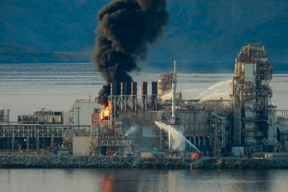 Det var mandag 28. september 2020 at det brøt ut en større brann i Equinors LNG-anlegg på Melkøya i Hammerfest. Nå er selskapet ilagt et forelegg på 130 millioner kroner.