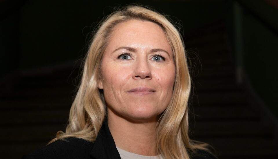 Drammen 20201029. Ordfører Monica Myrvold Berg orienterte torsdag om korona tiltakene i Drammen.Foto: Terje Bendiksby / NTB