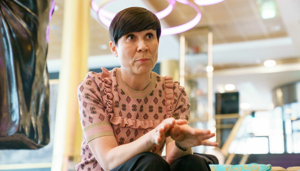 Utenriksminister Ine Eriksen Søreide (H) deltar onsdag på et møte i Arktisk råd på Island. Utenriksminister Ine Eriksen Søreide (H) sier hun ikke forstår hvorfor Senterpartiet vil skrote EØS. Foto: Torstein Bøe / NTB