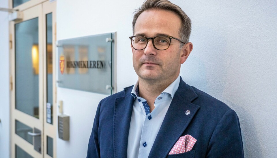 Riksmekler Mats Wilhelm Ruland opplyser at det er enighet i statsoppgjøret. Riksmekler Mats Wilhelm Ruland opplyser at det er enighet i statsoppgjøret.Foto: Ole Berg-Rusten / NTB
