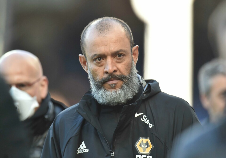 Nuno Espírito Santos dager som Wolves-sjef er talte. Nuno Espírito Santos dager som Wolves-sjef er talte. Foto: Peter Powell / AP / NTB