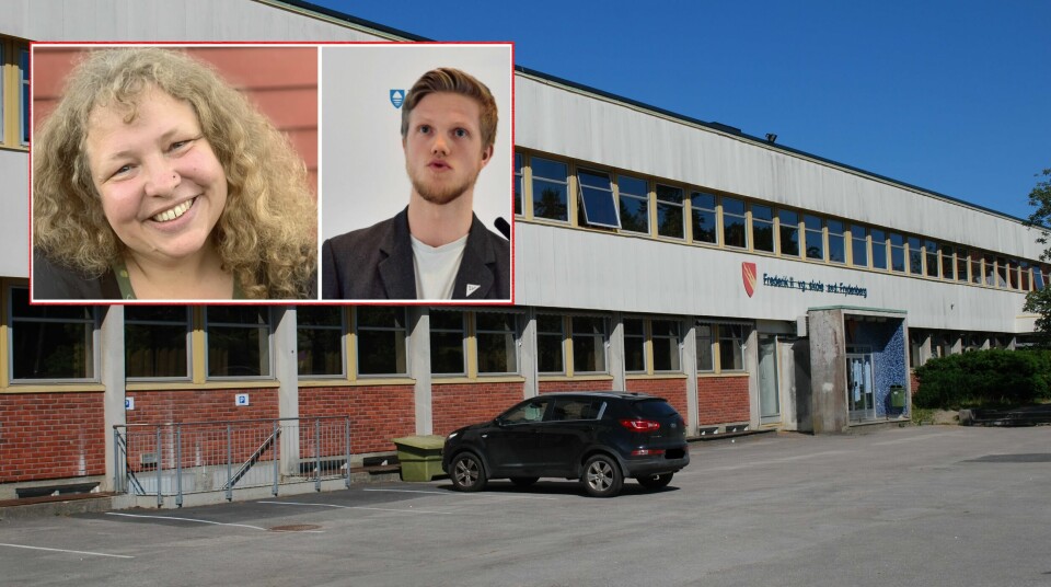 «Vi i SV er stolte av elevene og lærerne sin innsats under pandemien. Nå må vi legge til rette for en god og trygg slutt på skoleåret. Derfor mener vi det eneste rette er å avlyse muntlig eksamen.» skriver Helle Linné Eriksen, lektor i Viken og Balder Alvær Olafsen, fylkestingsrepresentant for SV. «Vi i SV er stolte av elevene og lærerne sin innsats under pandemien. Nå må vi legge til rette for en god og trygg slutt på skoleåret. Derfor mener vi det eneste rette er å avlyse muntlig eksamen.» skriver Helle Linné Eriksen, lektor i Viken og Balder Alvær Olafsen, fylkestingsrepresentant for SV.
