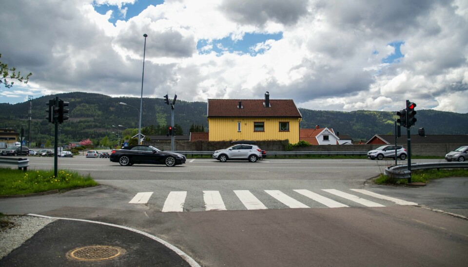 Dette er problemkrysset som skaper bekymring blant beboerne på Åssiden i Drammen. Kryss