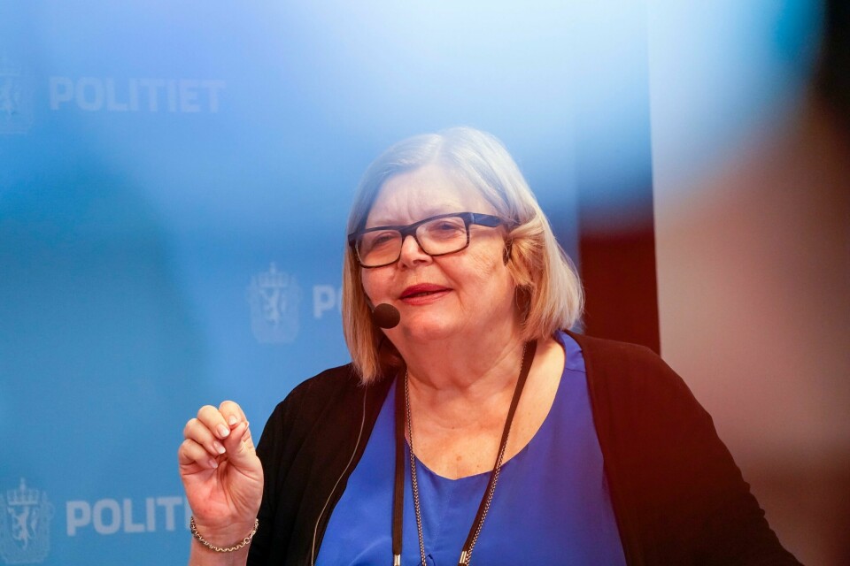 Utvalgsleder Ingeborg Moen Borgerud tilstede da Politidirektoratet mottar rapporten etter granskningen av Eirik Jensen-saken. Utvalgsleder Ingeborg Moen Borgerud la fram rapporten om granskningen av Eirik Jensen-saken onsdag. Foto: Torstein Bøe / NTB
