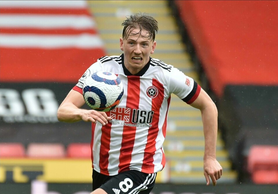 Sander Berge har fått ny manager. Sander Berge er igjen satt tilbake av en skade. Her er han i aksjon for Sheffield United mot Crystal Palace nylig. Foto: Rui Vieira / AP / NTB