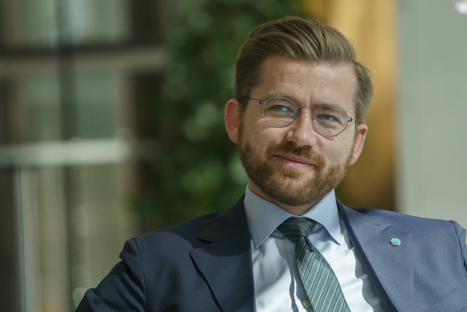 Norges klima- og miljøvernminister, Sveinung Rotevatn fra Venstre. Foto: Torstein Bøe / NTB
