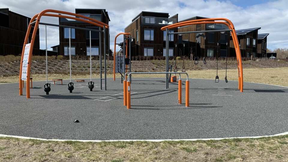Treningspark i Verksbyen, Fredrikstad. Treningspark i Verksbyen, Fredrikstad.