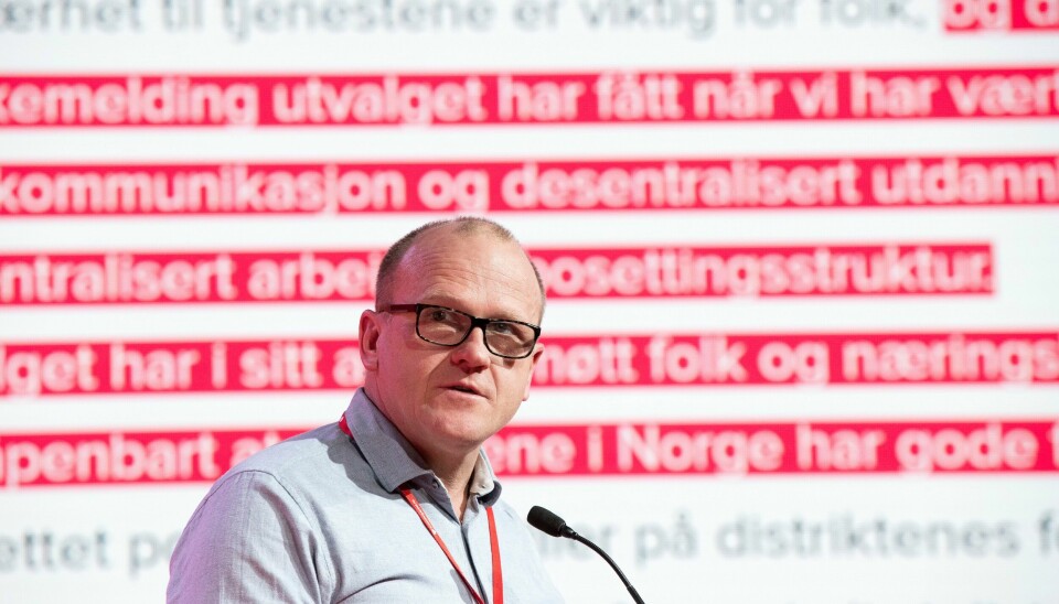 Frode Jacobsen leder av Oslo Arbeiderpartiet. Frode Jacobsen, leder for Oslo Ap, mener det ikke er grunnlag for mistillit mot miljøbyråd Lan Marie Berg. Foto: Terje Pedersen / NTB