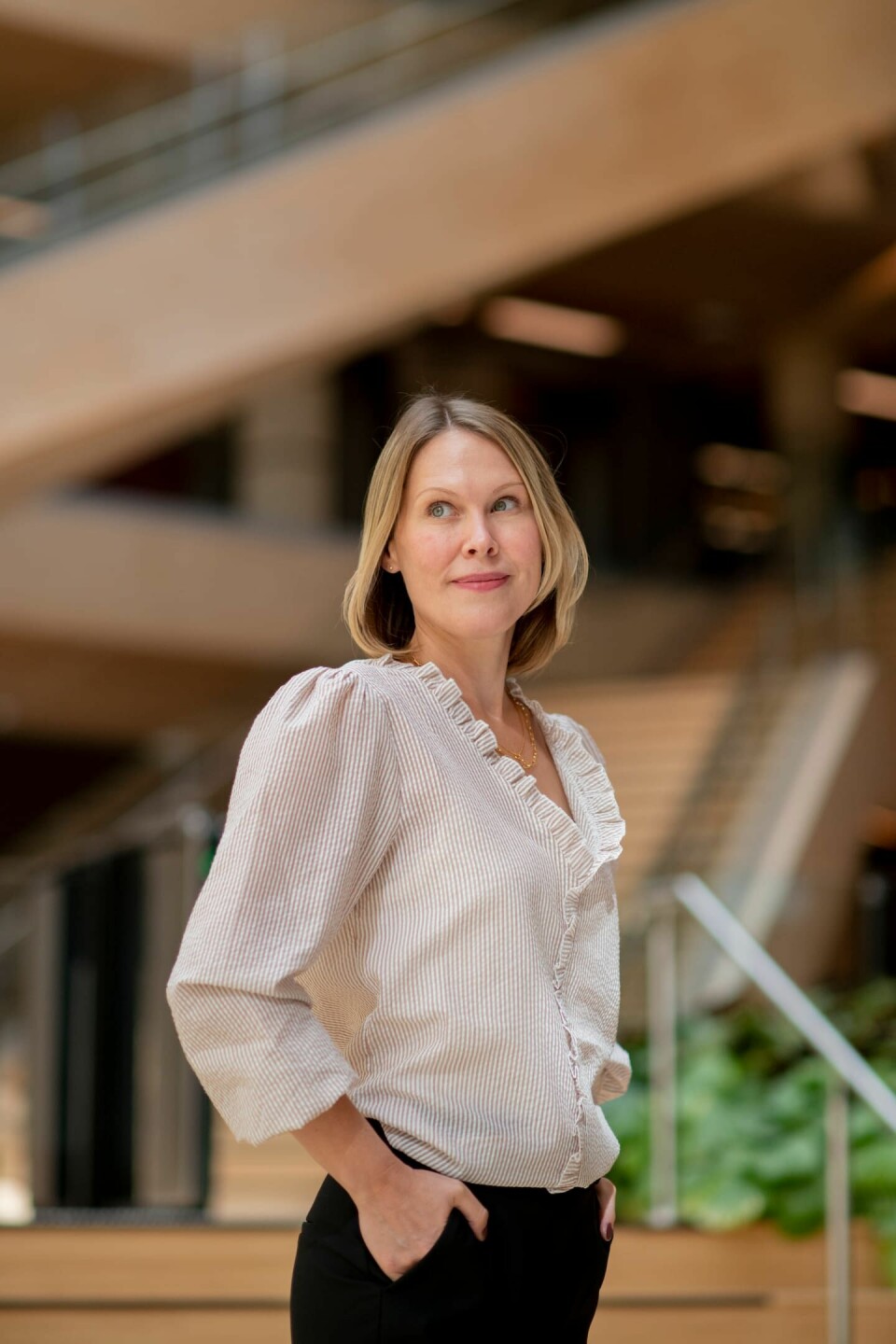 Maren Stangeland Oftedal, produktsjef for sparing i Sparebank 1 SR-Bank. Maren Stangeland Oftedal, produktsjef for sparing i Sparebank 1 SR-Bank
