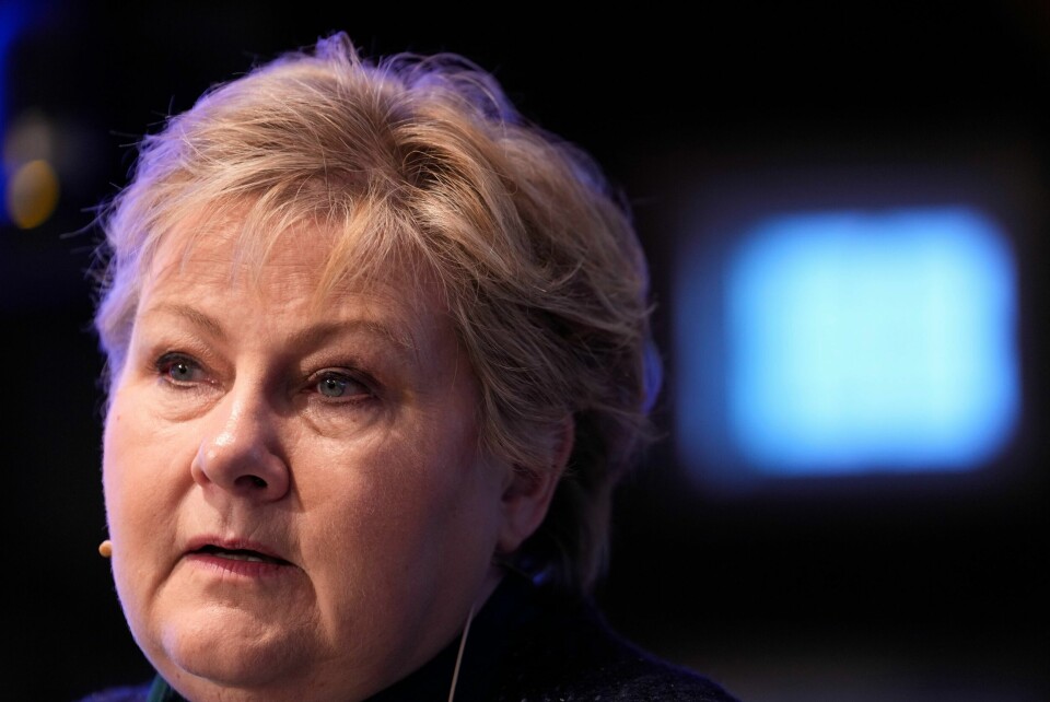 Høyres leder Erna Solberg lanserer ti forslag for å bekjempe ungdomskriminalitet. Høyres leder Erna Solberg lanserer ti forslag for å bekjempe ungdomskriminalitet. Arkivfoto: Javad Parsa / NTB