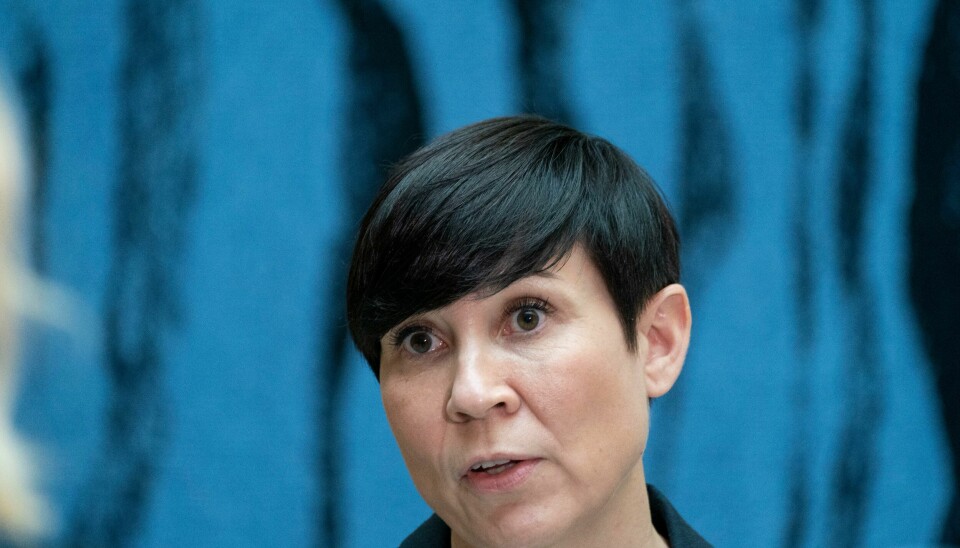 Utenriksminister Ine Eriksen Søreide (H) er opprørt over den nye LHBT-loven i Ungarn.Foto: Terje Pedersen / NTB Menneskerettsorganisasjonen Human Rights Watch ber Norge hente hjem norske statsborgere fra Syria. Utenriksminister Ine Eriksen Søreide (H).Foto: Terje Pedersen / NTB