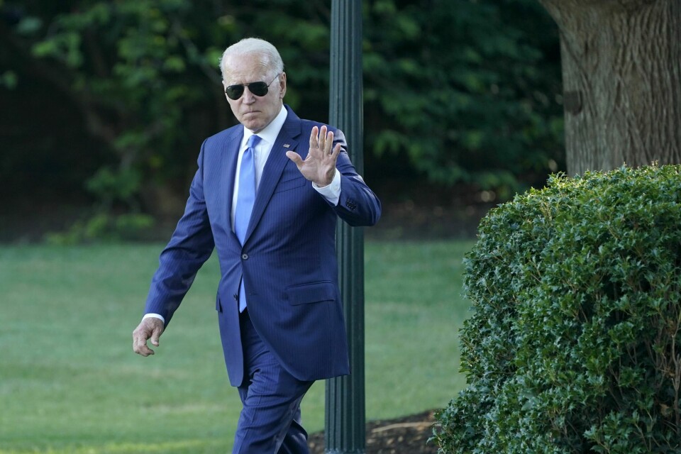 USAs president Joe Biden beordret søndag nye luftangrep i Syria og Irak. USAs president Joe Biden beordret søndag nye luftangrep i Syria og Irak. Foto: Susan Walsh / AP / NTB