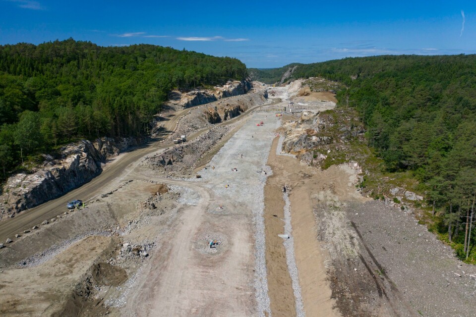 Bygging av nye motorveier krever store arealer – og betyr gjerne store naturinngrep. Bygging av nye motorveier krever store arealer – og betyr gjerne store naturinngrep. Foto: Tor Erik Schrøder / NTB