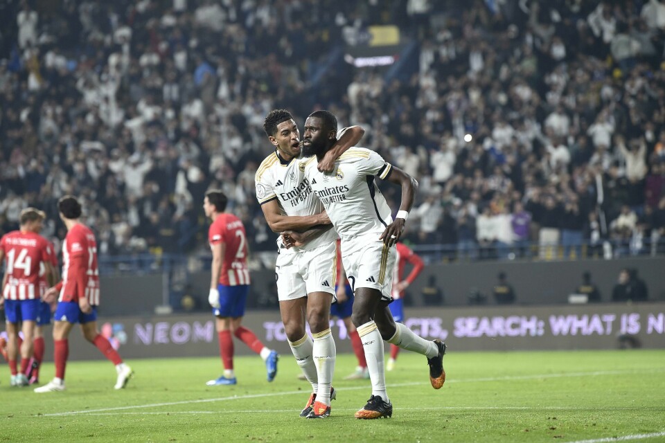 Real Madrid er klar for den spanske supercupfinalen. Real Madrid er klar for den spanske supercupfinalen. Foto: AP Photo / NTB.