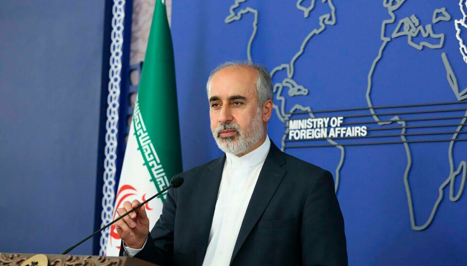 Nasser Kanaani, talsmann for utenriksdepartementet i Iran. Ifølge talsmann Nasser Kanani kan fangeutvekslingen med USA skje mandag. Bildet av Kanani ble tatt i fjor. Foto: Irans utenriksdepartement / AP / NTB