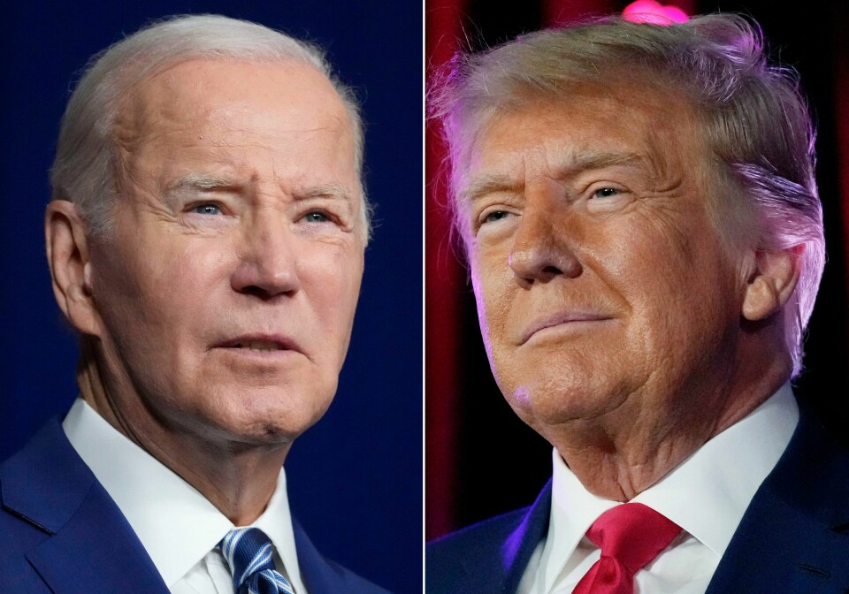 Mye tyder på at presidentracet i USA står mellom sittende president Joe Biden og ekspresident Donald Trump.
