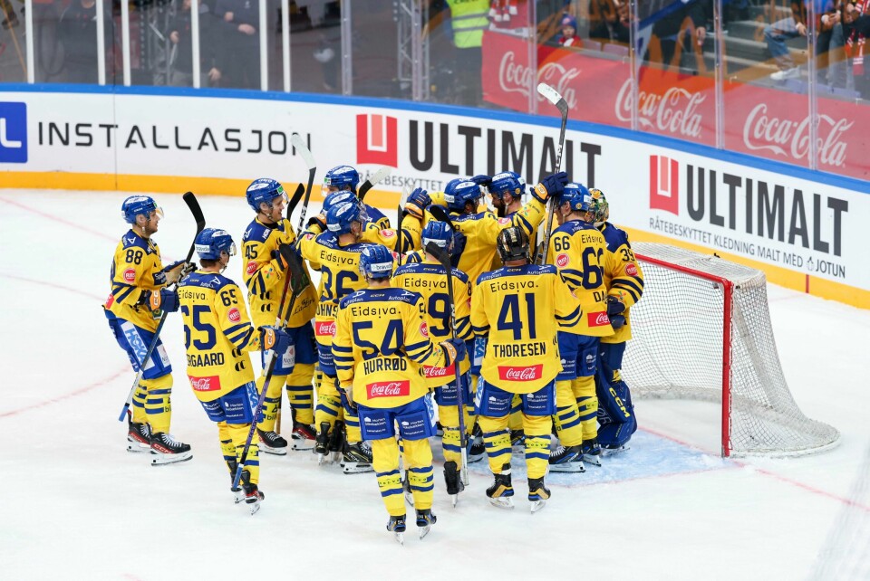 Storhamar har blitt ilagt overgangsnekt. Storhamar har levert svært solid i eliteserien denne sesongen.Foto: Geir Olsen / NTB