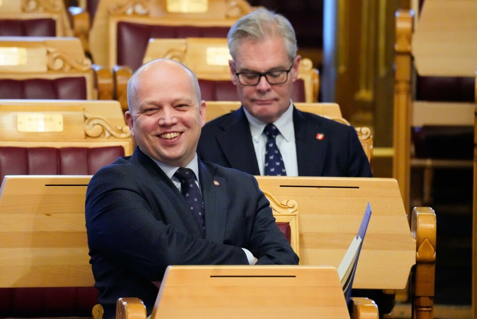 Finansminister Trygve Slagsvold Vedum (Sp) ble utfordret om økende ulikheter i Stortingets spørretime onsdag. Finansminister Trygve Slagsvold Vedum (Sp) ble utfordret om økende ulikheter i Stortingets spørretime onsdag. Foto: Ole Berg-Rusten / NTB