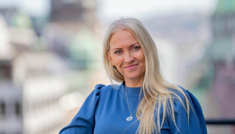 Oslo 20230510. Lill Sverresdatter Larsen, leder for Norsk sykepleierforbund.Foto: Fredrik Varfjell / NTB – Vi har ikke kommet langt nok på dette området, sier Lill Sverresdatter Larsen, leder i Norsk Sykepleierforbund (NSF). Foto: Fredrik Varfjell / NTB