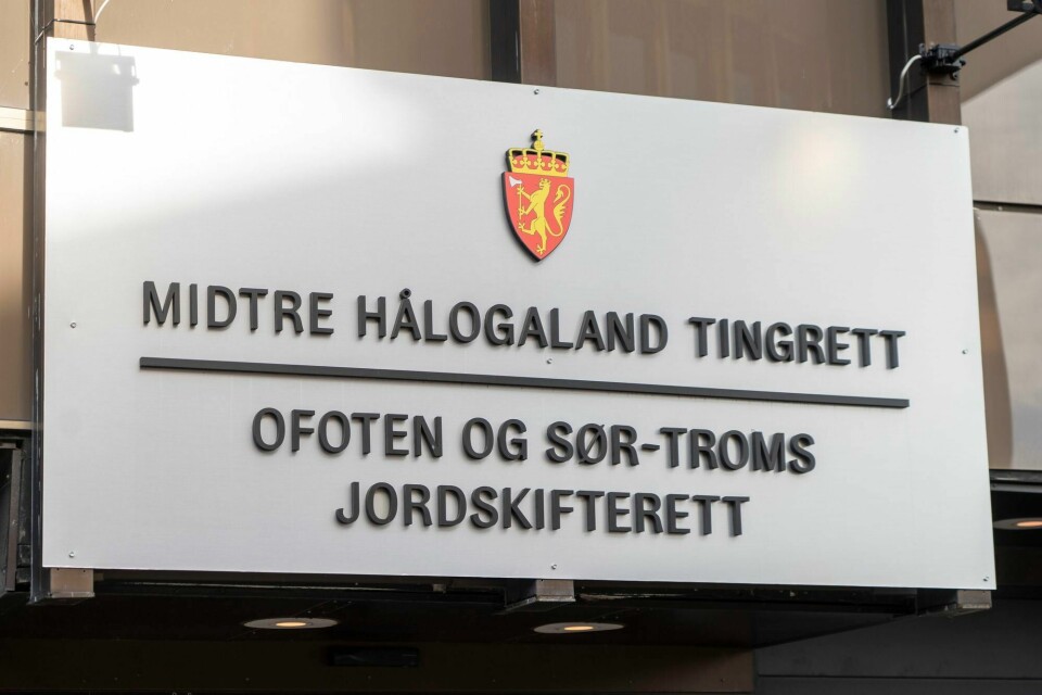 Midtre Hålogaland tingrett. Harstad 20220324. Midtre Hålogaland tingrett ligger i Harstad sentrum. Ofoten og Sør-Troms jordskifterett.Foto: Terje Pedersen / NTB