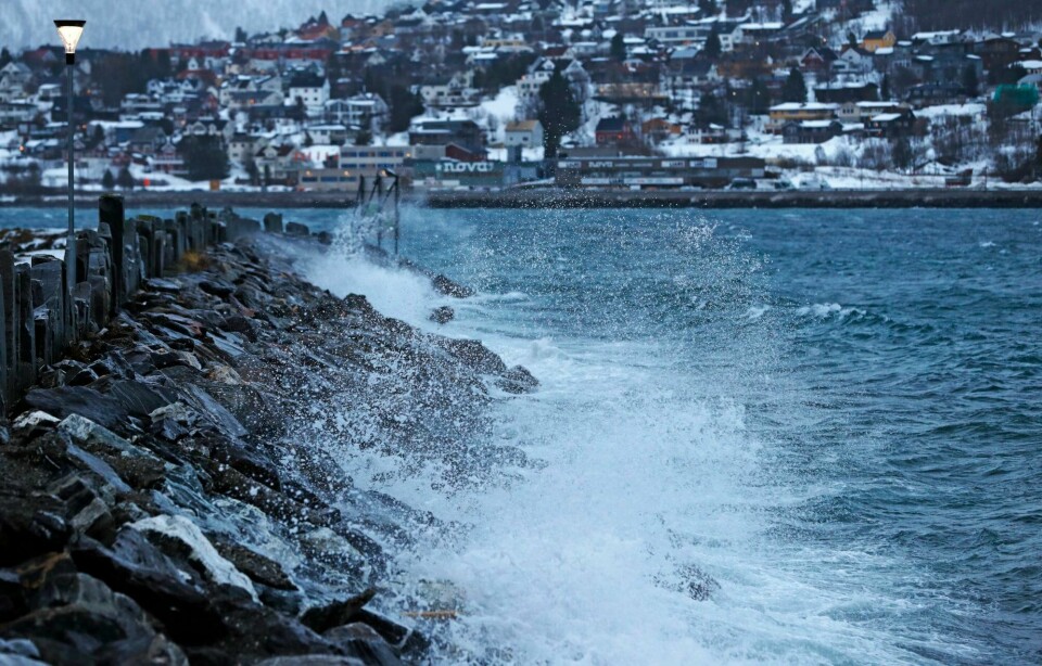 Her fra Tromsø mandag. Her fra Tromsø mandag.