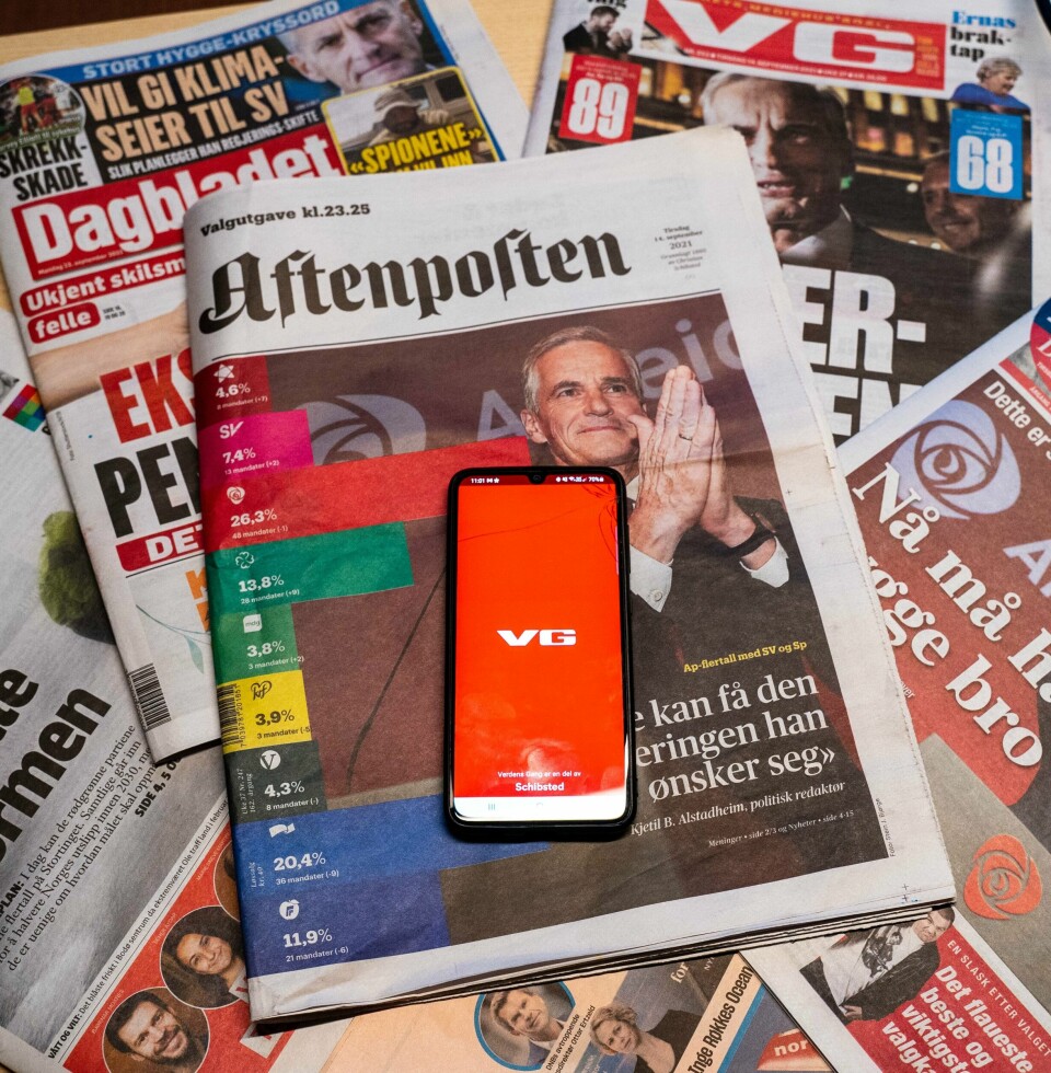 Hard Olav Bastiansen er en svoren tilhenger av en uavhengig og kritisk presse og mener den har en viktig oppgave med å synliggjøre og kommentere de politiske posisjonene. VG er Noregs mest las mediehus og er den digitale avisa med flest lesarar, medan Aftenposten er største papiravis.Foto: Ali Zare / NTB / NPK