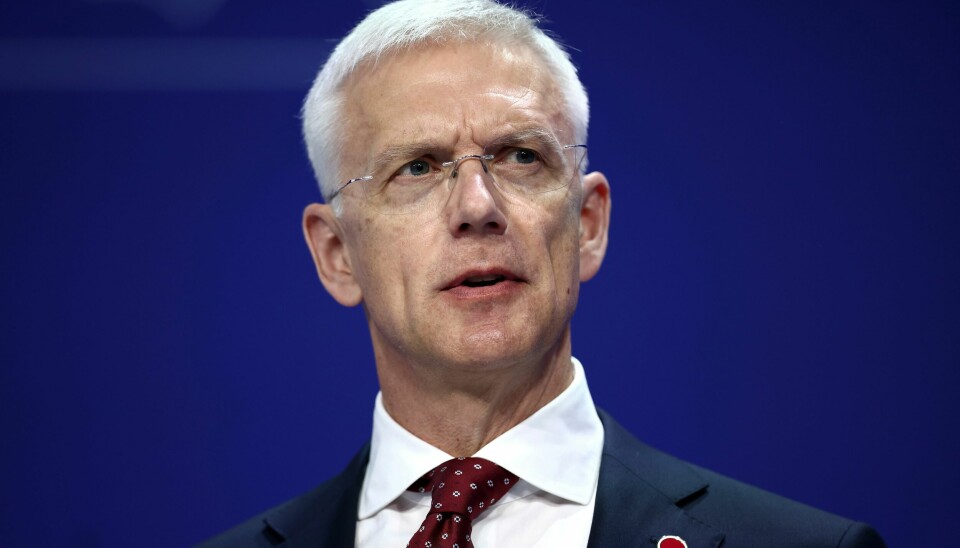 Krišjānis Kariņš har advart mot hva Russland kan finne på etter Ukraina-krigen. Prime Minister of Latvia Krisjanis Karins speaks at the Ukraine Recovery Conference in London, Wednesday, June 21, 2023. Ukraine’s allies pledged several billion dollars in non-military aid on Wednesday to rebuild its war-ravaged infrastructure, fight corruption and help pave the country's road to membership in the European Union. (Henry Nicholls/Pool Photo via AP)