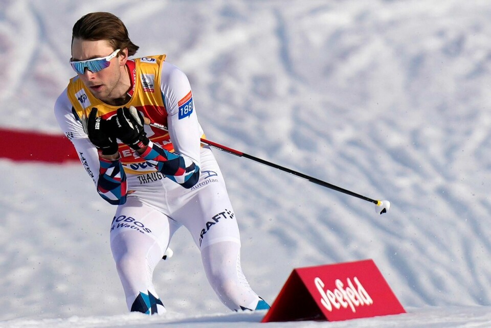 Jarl Magnus Riiber er tilbake i verdenscupen i Holmenkollen. Jarl Magnus Riiber. Foto: Matthias Schrader / AP / NTB