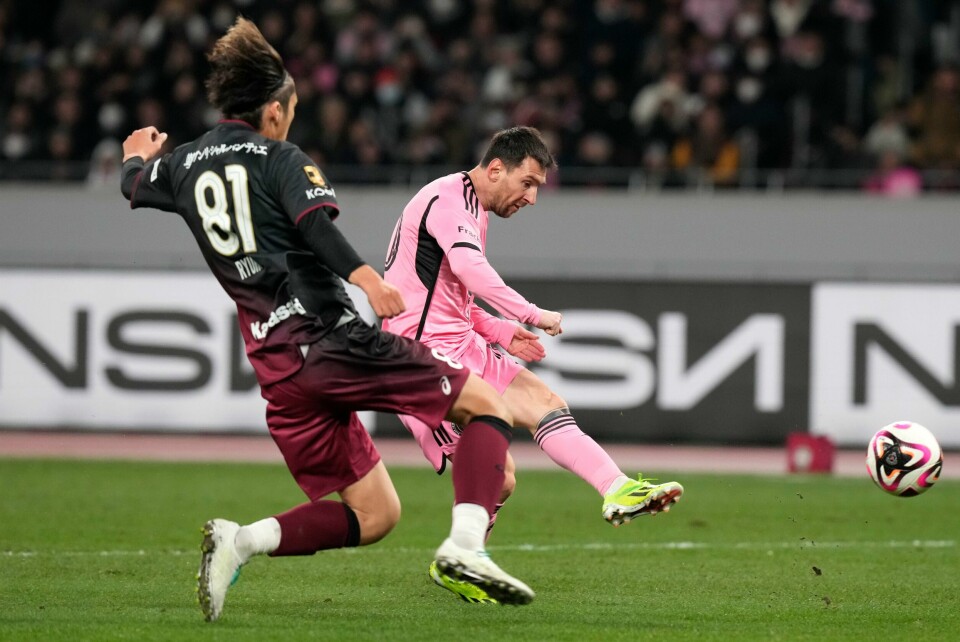 Lionel Messi spilte den siste halvtimen for Inter Miami onsdag. Lionel Messi spilte den siste halvtimen for Inter Miami onsdag. Foto: Eugene Hoshiko / AP / NTB