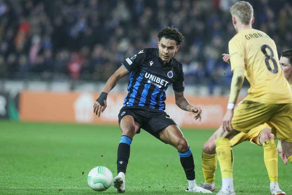 Antonio Nusa scoret for Brugge lørdag. Antonio Nusa scoret for Brugge lørdag. Foto: Bruno Fahy / Belga / NTB