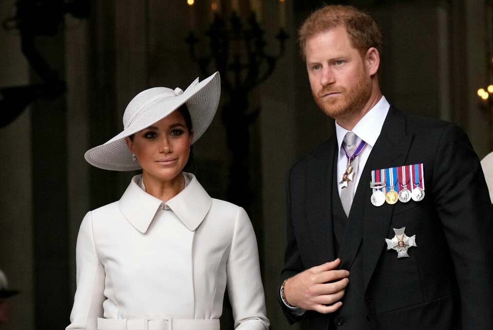 Prins Harry og kona Meghan Markle, her fra 2022. Prins Harry og kona Meghan Markle, her fra 2022.