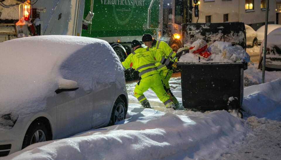Store snømengder har skapt utfordringer i Oslo. Store snømengder har skapt utfordringer i Oslo. Foto: Gorm Kallestad / NTB