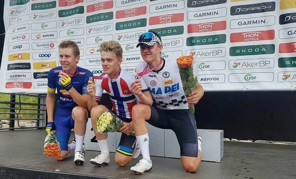 Felix Ørn-Kristoff (venstre) sikret EM-gull for juniorer i helgen Felix Ørn-Kristoff