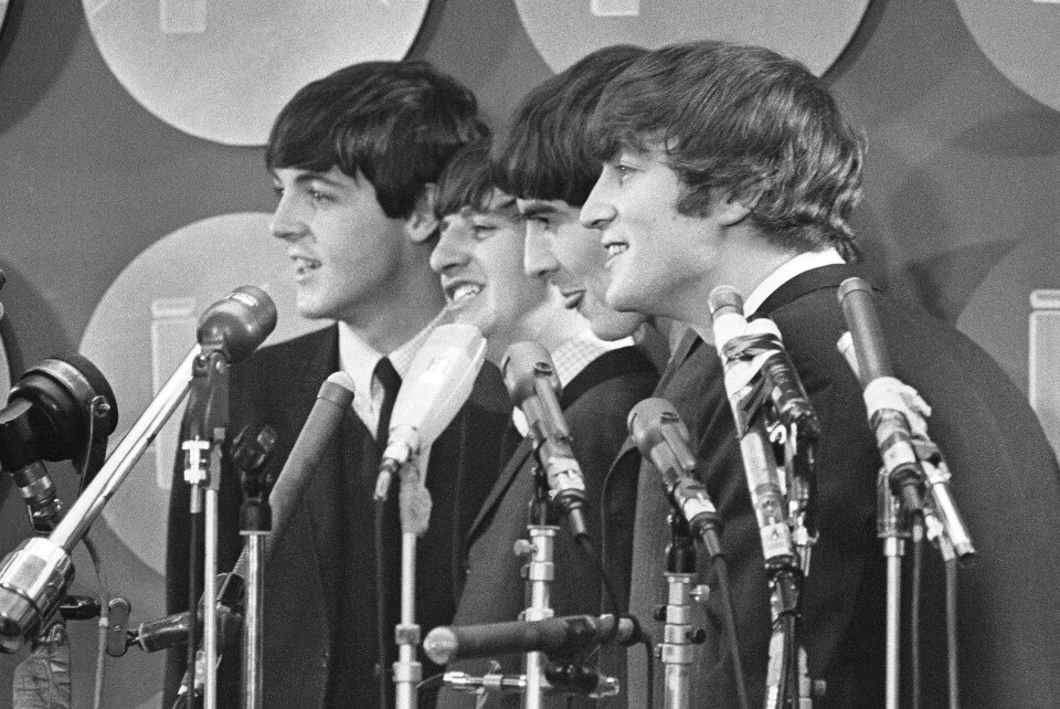 Beatles anno 1964. Nå skal historien om legendebandet fortelles i fire biografiske filmer – hver sett fra perspektivet til et av bandmedlemmene. Beatles anno 1964. Nå skal historien om legendebandet fortelles i fire biografiske filmer – hver sett fra perspektivet til et av bandmedlemmene. Foto: AP