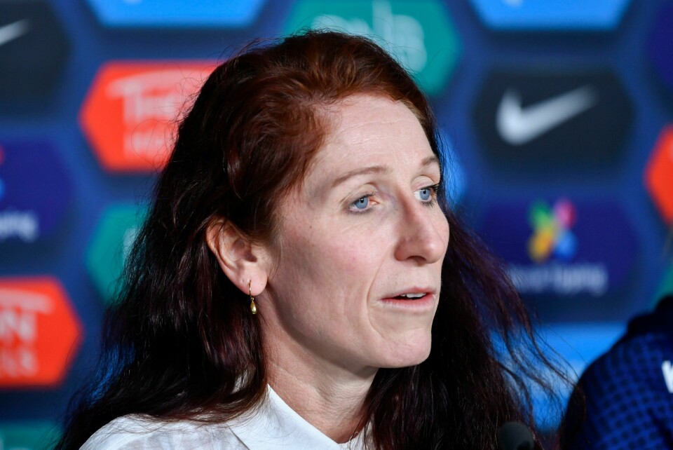 Fotballpresident Lise Klaveness støtter Brann. Fotballpresident Lise Klaveness.Foto: Rodrigo Freitas / NTB