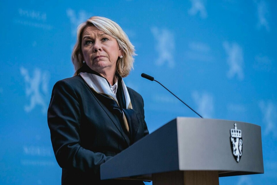 Justisminister Monica Mæland (H) står nå og venter på at andre land skal ta ett steg fram og «realiserer sine uttak». Foto: Stian Lysberg Solum/NTB scanpix